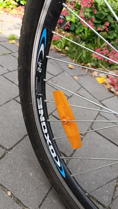 Rower dziewczęcy na kołach 24cale