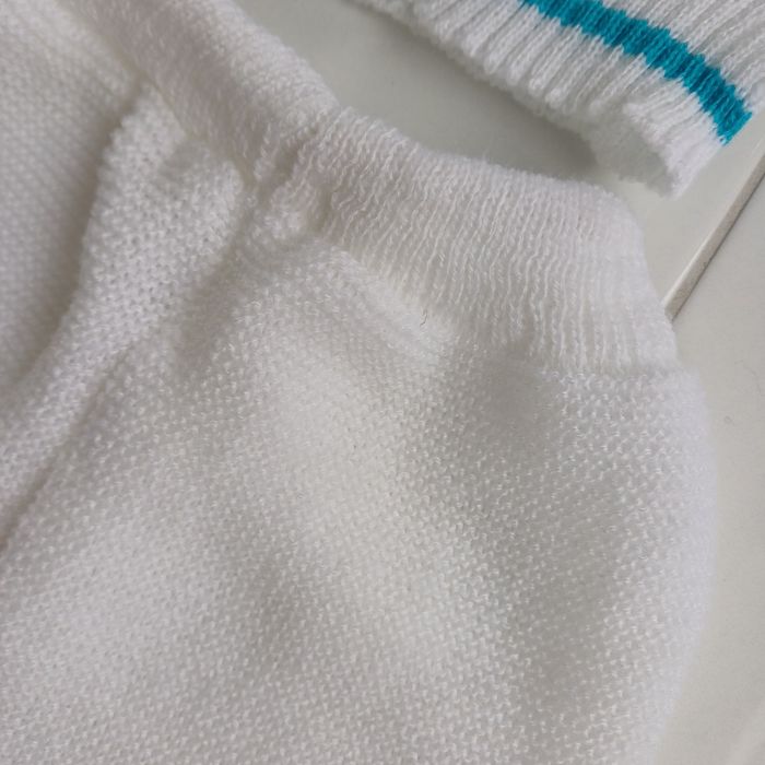 Dresik wzorowany na latach 80 68 biały komplet gratis