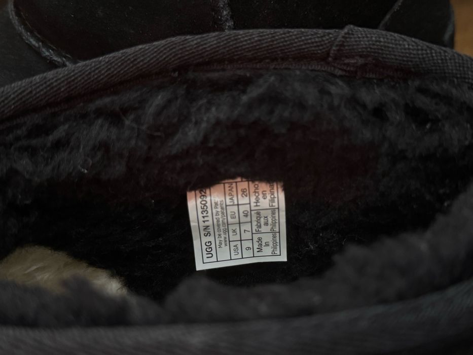 UGG чорні на платформі оригінал