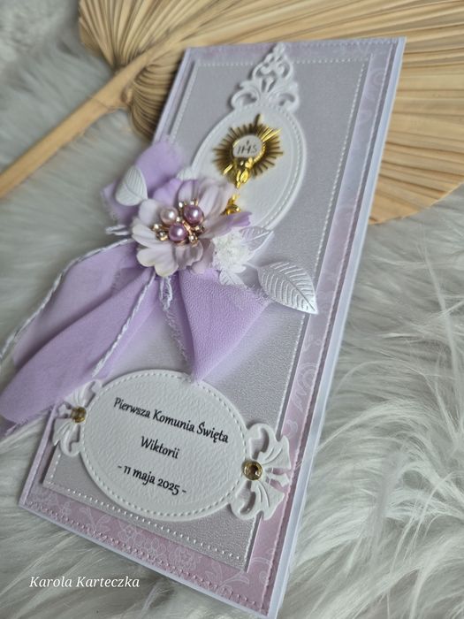 Kartka komunijna, IHS