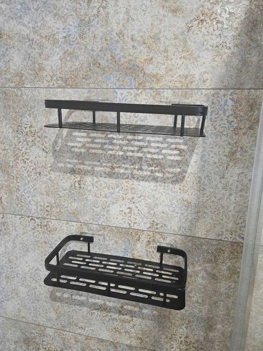 Półka Łazienkowa Loft 2 Szt Samoprzylepna Ścienna Pod Prysznic