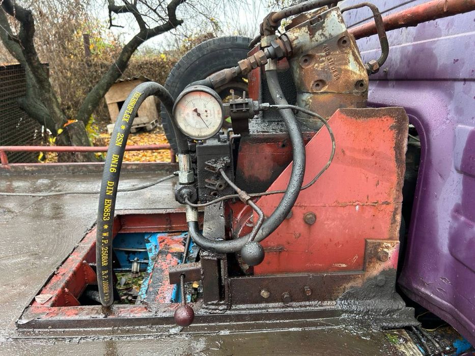 Гидравлическая лебедка и платформа