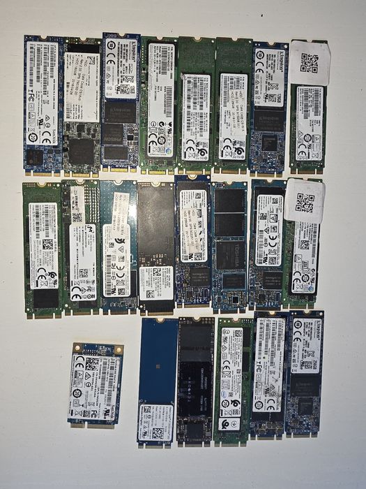 Dyski nvme  256, 128, 180 gb sprawne