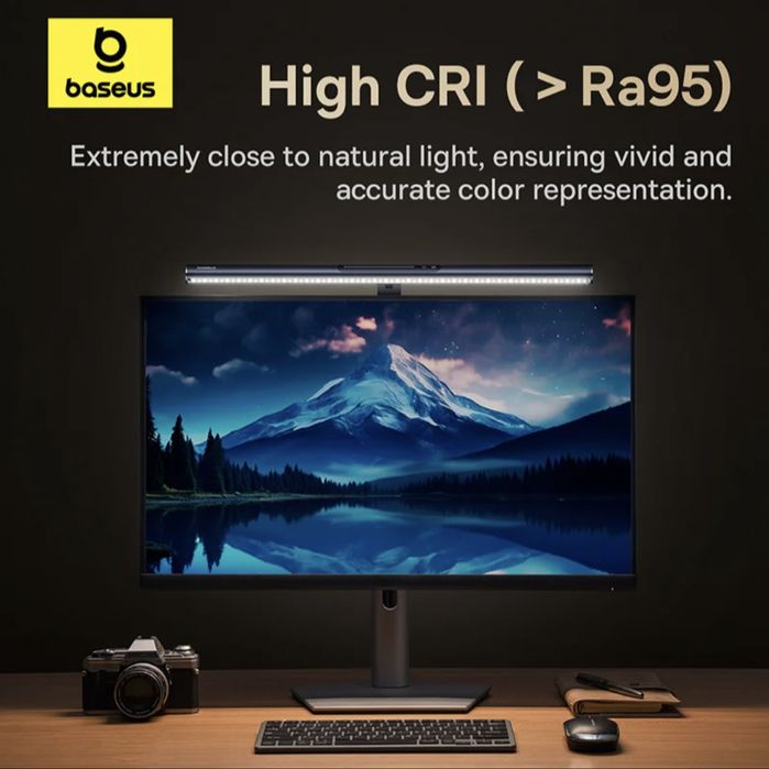 Лампа для монітора Baseus I-Wok 3 USB Black