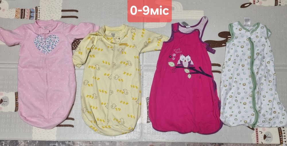 0-3місяці одяг, спальники