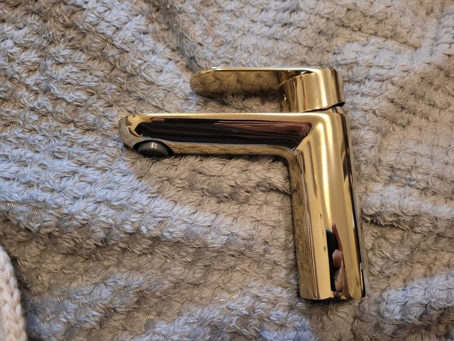 Deante Alpinia Gold Bateria umywalkowa złota połysk BGA_Z20M