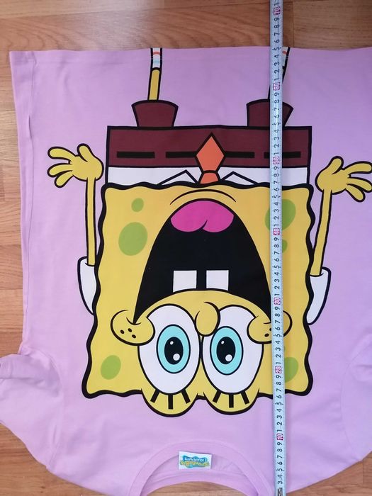 Spongebob Patryk bluza S Patryk h&m, t-shirt Spongebob Cropp M