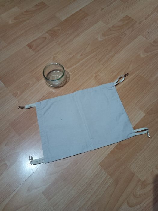 NOWY hamak dla gryzoni z karabińczykami+ gratis miseczka