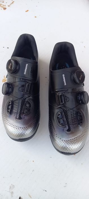 Sapato ciclismo Shimano RC7 preto prateado 40