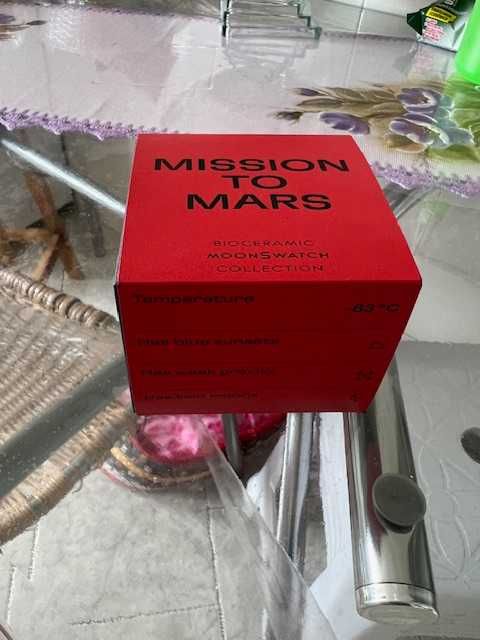 Relógio Swatch X Omega Mission to Mars