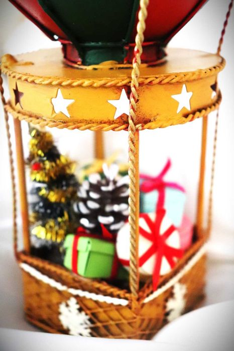 Decoração Natal Balão de Ar Quente