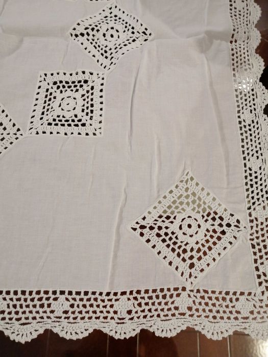 Toalhas de renda e bordadas camilha novas
