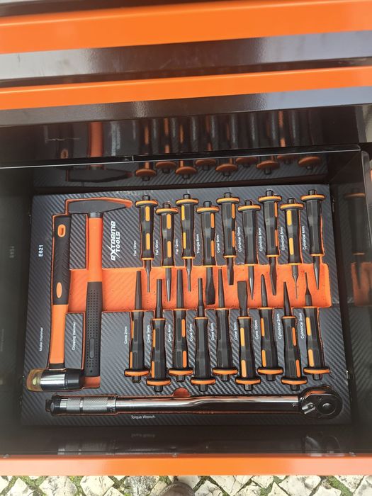 Carrinho de ferramenta 7 gavetas completas novo