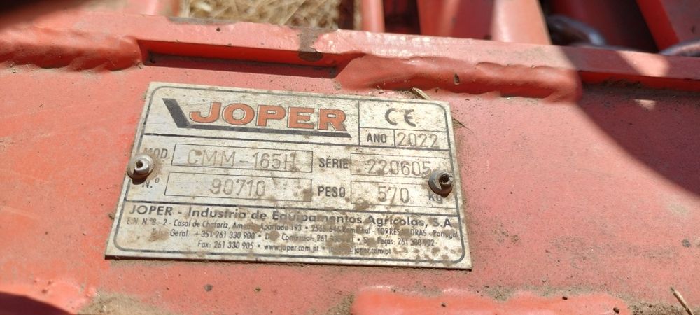 Capinadeira / Destroçador de Correntes Descentrável (Marca Joper)