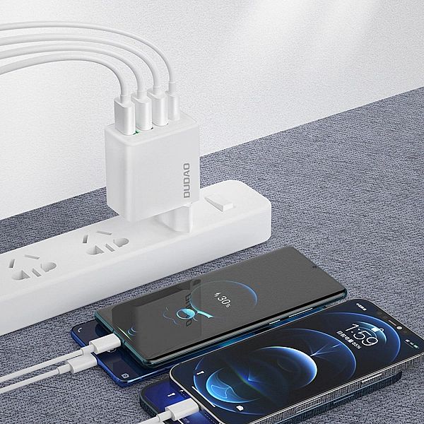 Ładowarka sieciowa Dudao A5HEU 3xUSB-A 1xUSB-C PD 20W QC3.0/18W+ 2x12W