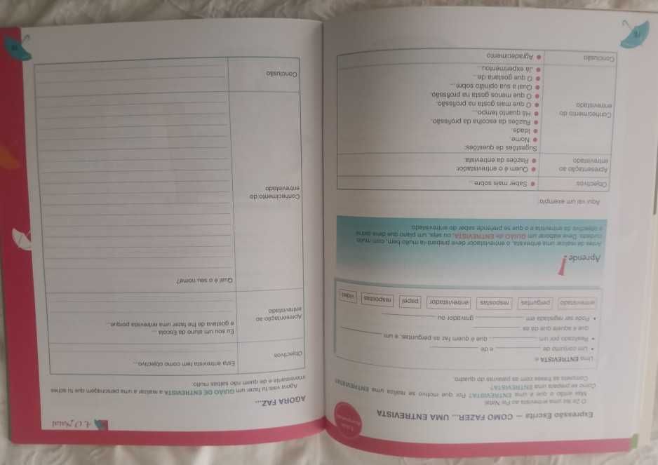 2 Manuais NOVOS - Giroflé 3 - Lingua Portuguesa 3º Ano de escolaridade