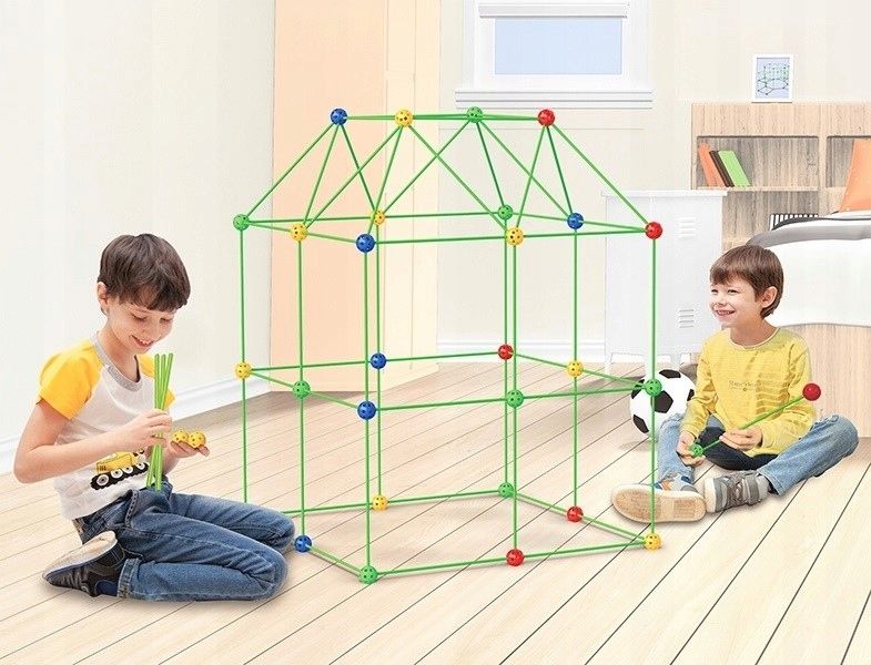 Zestaw Do Budowania Baza Tunel Namiot Klocki 87 El