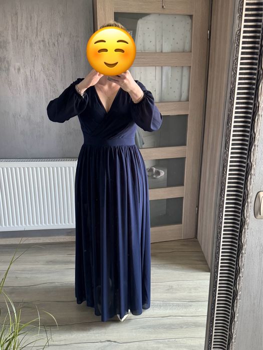 Sukienka dluga maxi Roco Fashion XL