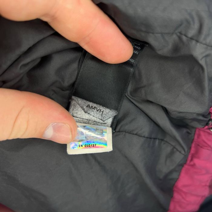 ‼️-50%‼️ Куртка tnf ветровка бардовая съемной флисокой