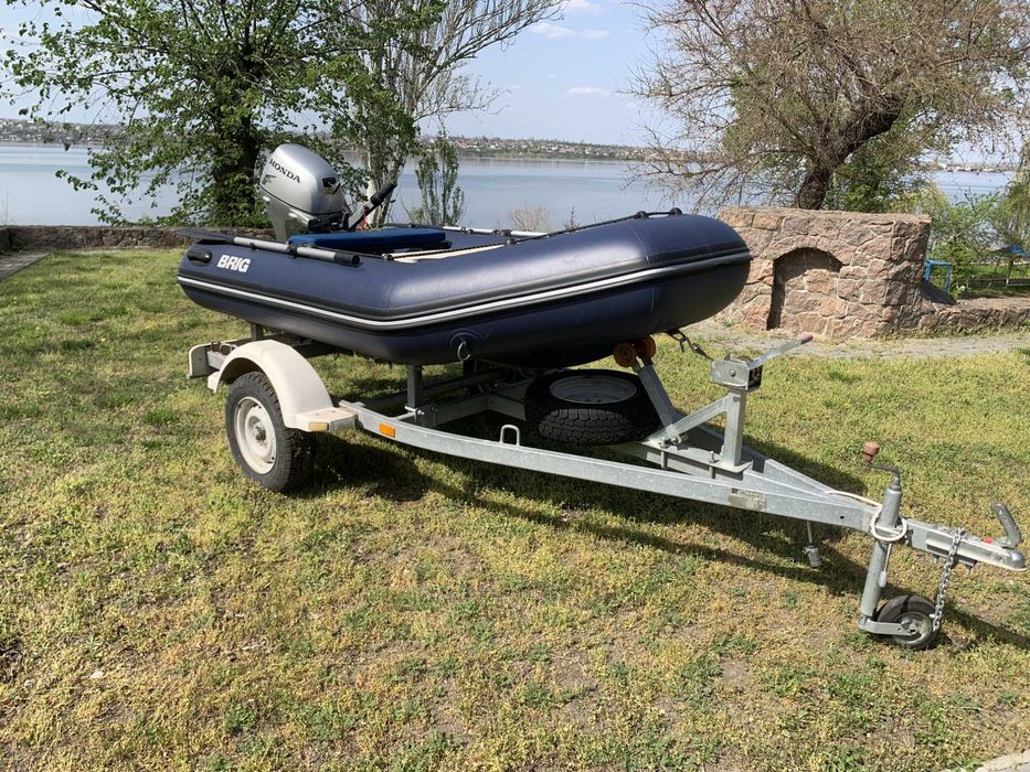 Човен Brig B-310 + двигун Honda 15к.с + лафет UMS