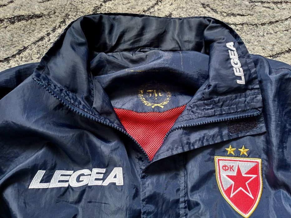 Kurtka treningowa Legea Crvena zvezda Belgrad ortalion 90 lecie UNIKAT
