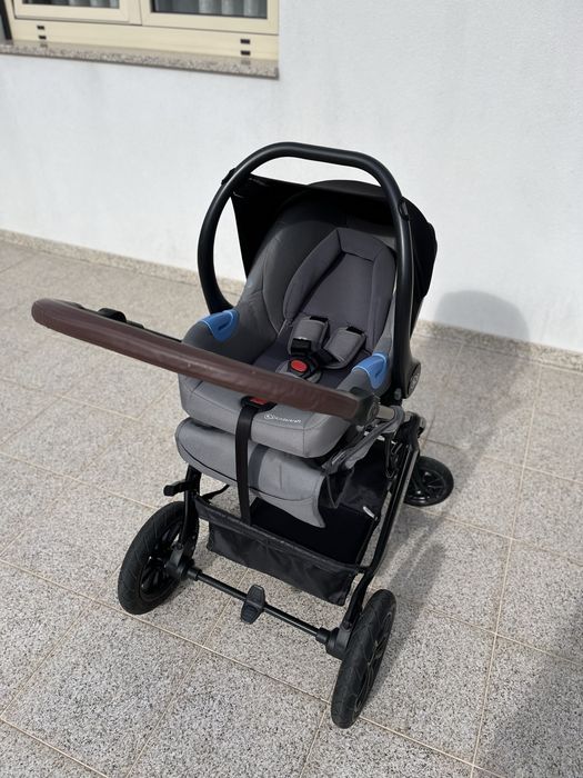 Carrinho de bebé + Babycoque (com alcofa)