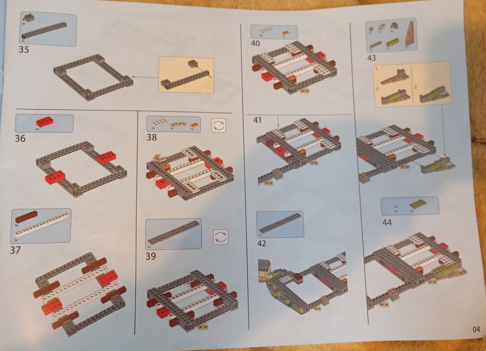 Zamek Hogwart, klocki kompatybilne z lego