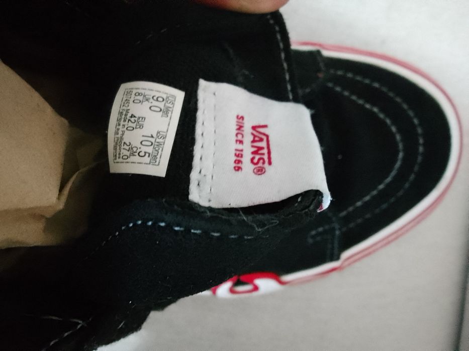 Vans Sk8-Hi z motywem płomieni