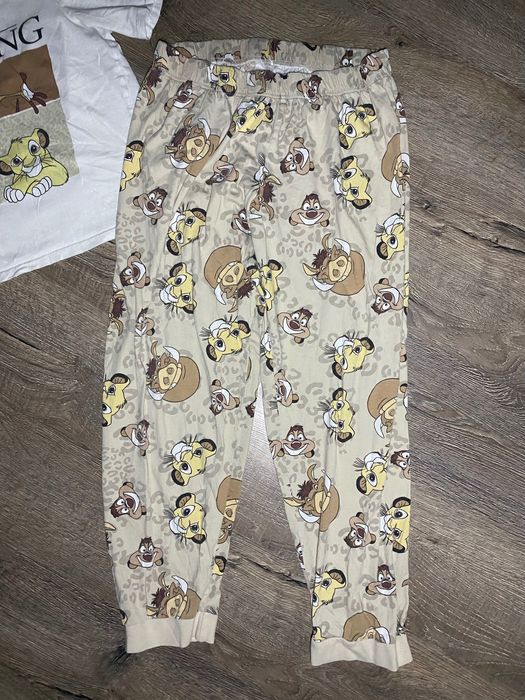 Жіноча бавовняна піжама Король Лев М комплект футболка-штани