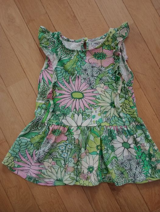 Next tunika 116 w króliczki i kotki