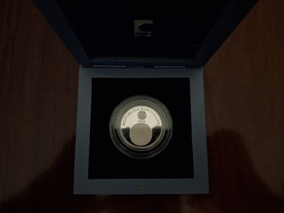 Moeda Prata Proof Mosteiro de Alcobaça