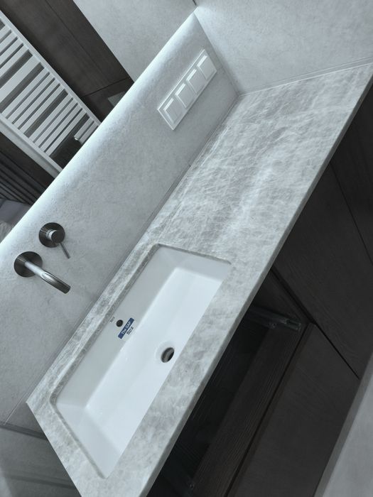 Blaty kuchenne i łazienkowe z kamienia naturlnego | Konglomerat