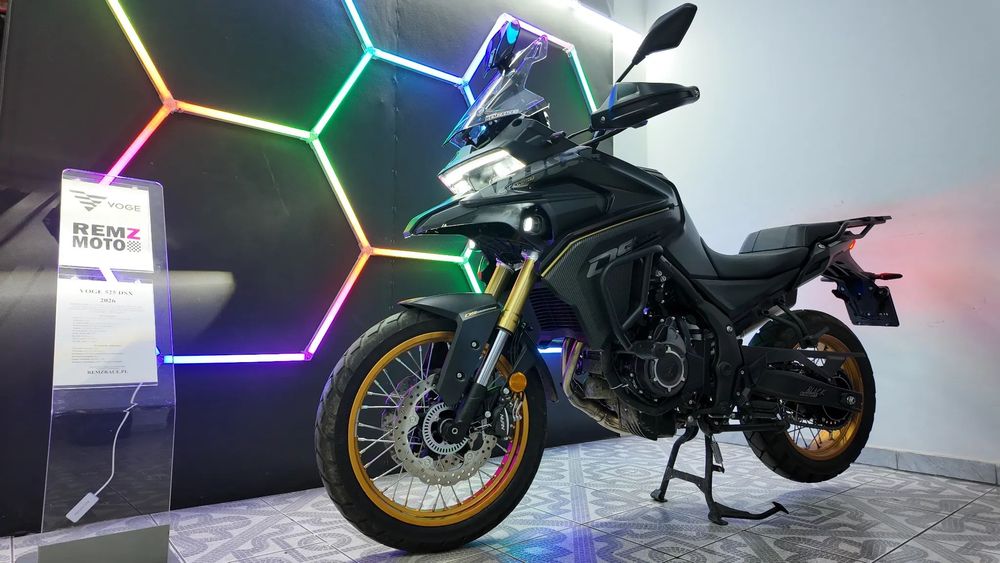 VOGE 525DSX VOGE 525 DSX DEMO – bogatsze wyposażenie niż Honda NX500 w standardzie