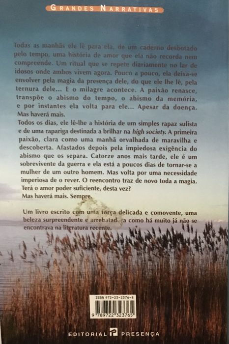 Diário da nossa paixão de Nicholas Sparks