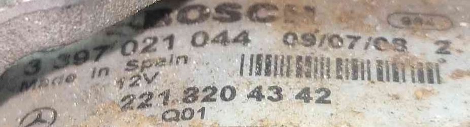 Motor Limpa Vidros Frente MERCEDES-BENZ S-CLASS (W221, V221) ano 2006