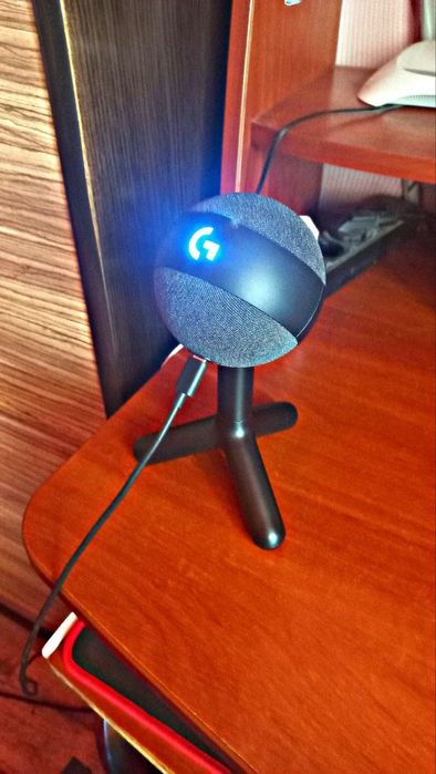 Мікрофон Logitech G Yeti Orb RGB Gaming Mic with Lightsync Black