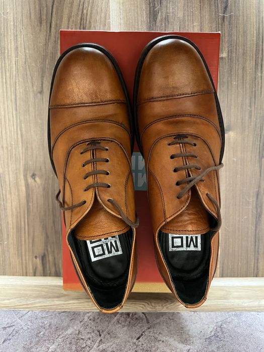 Кожаные мужские туфли Moma, p.39 Италия