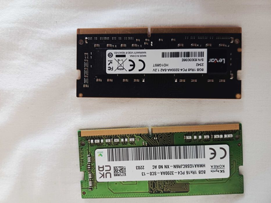 Kit RAM 16GB DDR4 (2x8GB) para portátil — SKhynix + Lexar64740050249218121