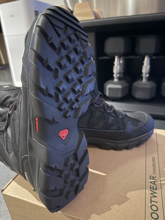 Buty Śniegowce Salomon Chalten TS CSWP BLACK/ASPHALT/PTR