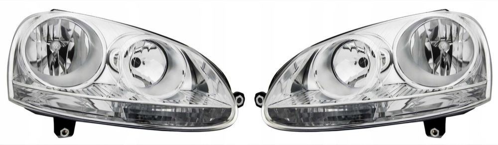 Reflektory przednie VW Golf V / Jetta – halogen – lewy + prawy – homol