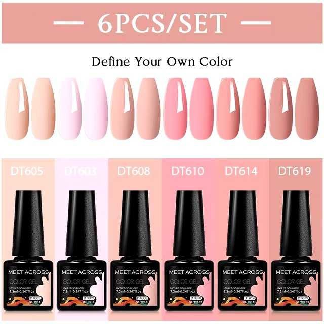 conjuntos de vernizes de gel novos