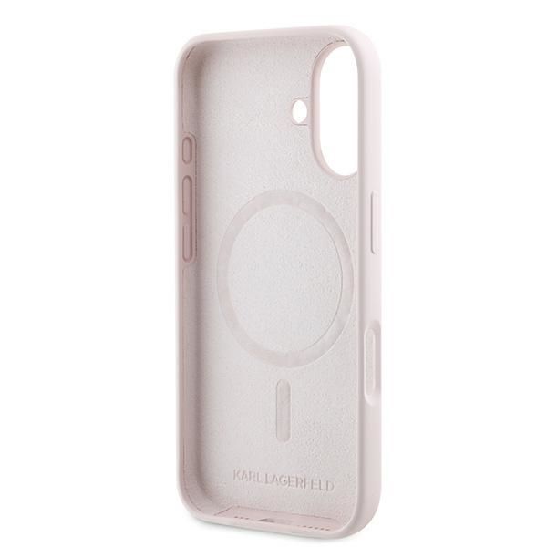 Karl Lagerfeld KLHMP16MSKCHPPLP iPhone16 Plus 6.7" różowy/pink hardca