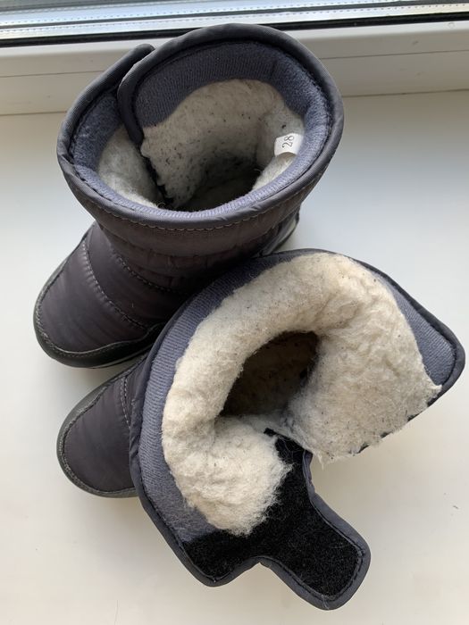 Чобітки зимові на хутрі, 28 розмір, 16,5 см