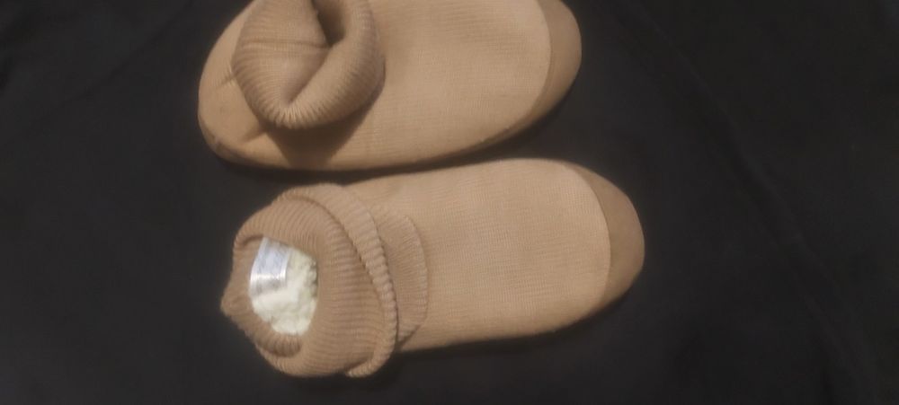 Носки на кожаной подошве