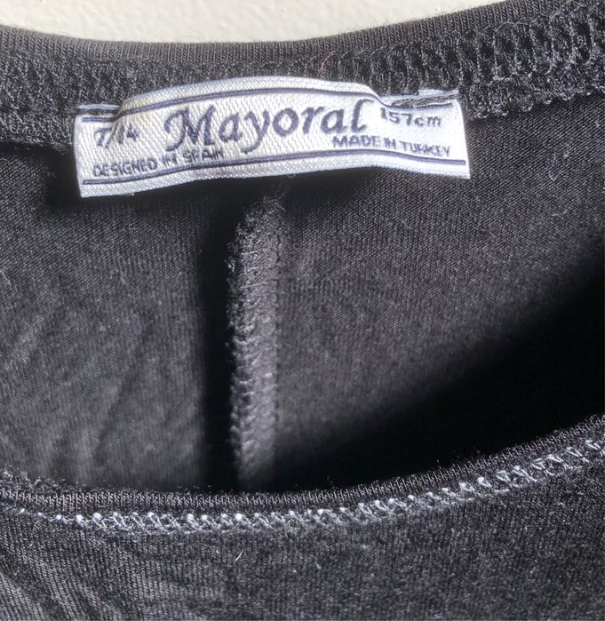 Tshirt preta da Mayoral