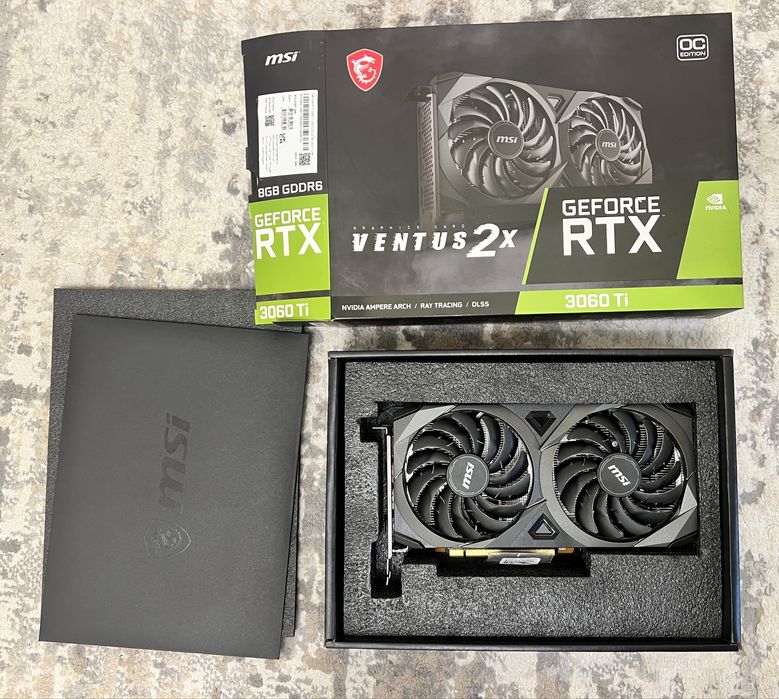 [Б/У] Відеокарта MSI GeForce RTX 3060 Ti VENTUS 2X 8G OC [Б/У]