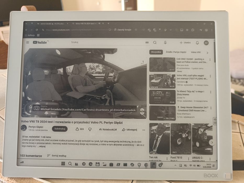Monitor e-ink z ekranem dotykowym Onyx Boox Mira 13,3