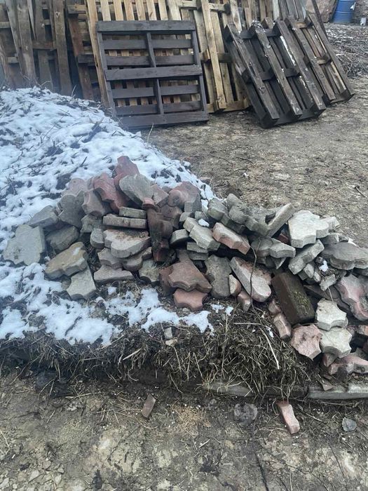 Продам обрезки тротуарной плитки
