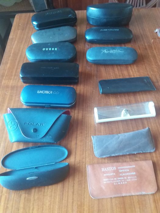 Oculos várias marcas para lentes ou sol e caixas