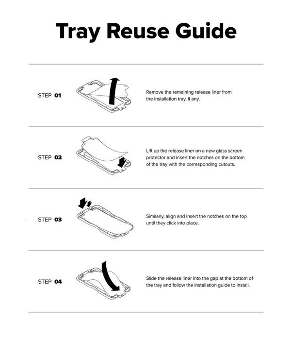 Защитное стекло Ringke Easy Slide AR 2-Pack  iPhone 17 Pro/ 17 Pro Max